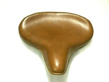 Genuine Leather HARLEY WLA WLC VL UL EL WL KNUCKLEHEAD SOLO SEAT FLATHEAD BROWN