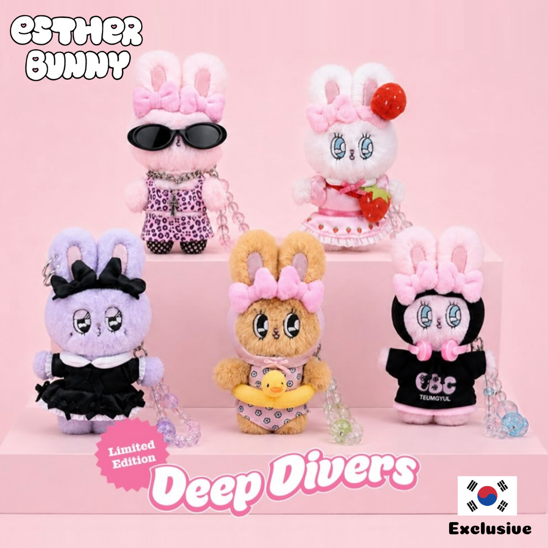 Esther Bunny Plush Korea Exclusive Teumgyul Deep Dive Summer Edition - 5 Types