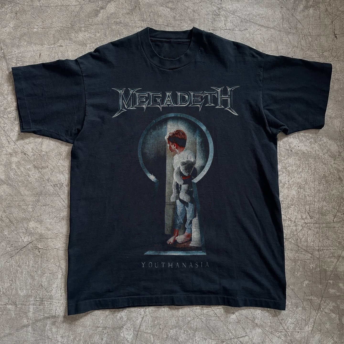 Megadeth Youthanasia T-shirt, Vintage Thrash Metal Unisex Black S-5XL T-shirt