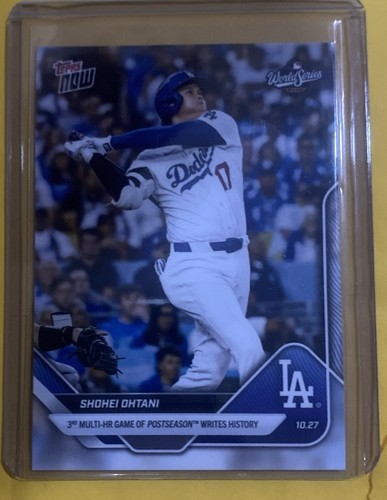 2025 Topps Now Shohei Ohtani Los Angeles Dodgers World Series #903 3rd Multi-HR