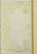Gilded Ivory Journal Notebook Hardcover Lined Diary for Writing Notes Planner