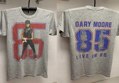 Gary Moore live in 1985 vintage tour rock band T-shirt S to 5XL SE645