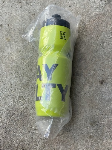 LMNT Stay Salty Specialized Neon Squeeze Water Bottle 26oz NEW - Picture 2 of 5