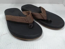 UsedVeryGood - Reef Mens Flip Flops Cushion Phantom 2.0, Brown/Black, 13