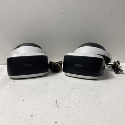 Lot of 2 Sony PlayStation VR Headsets CUH-ZVR1 FOR PARTS 