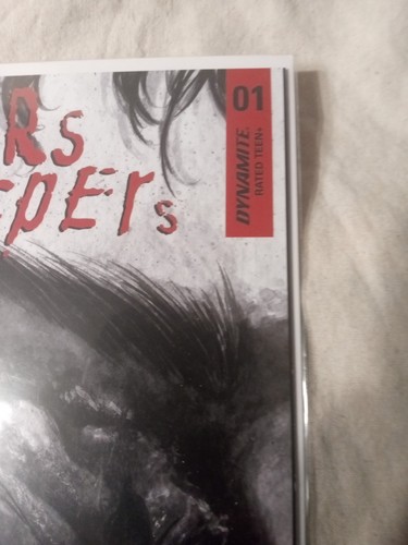 Jeepers Creepers #1 Kewber Baal B&W incentive rivenditore 2018 Dynamite Comics - Foto 3 di 6
