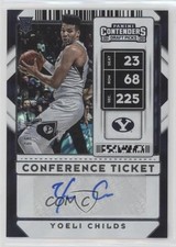 2020 Contenders Draft Picks Sticker Conference Ticket 2/99 Yoeli Childs Auto wj2