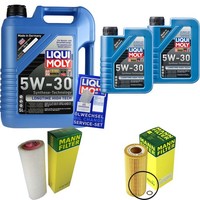Inspektionskit Filter Liqui Moly ÖL 7L 5W-30 FüR Bmw 5Er Touring E61 525D 530D