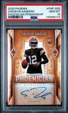 2025 Phoenix Phoenician Penmanship Shedeur Sanders Rookie Auto PSA 10 Case Hit