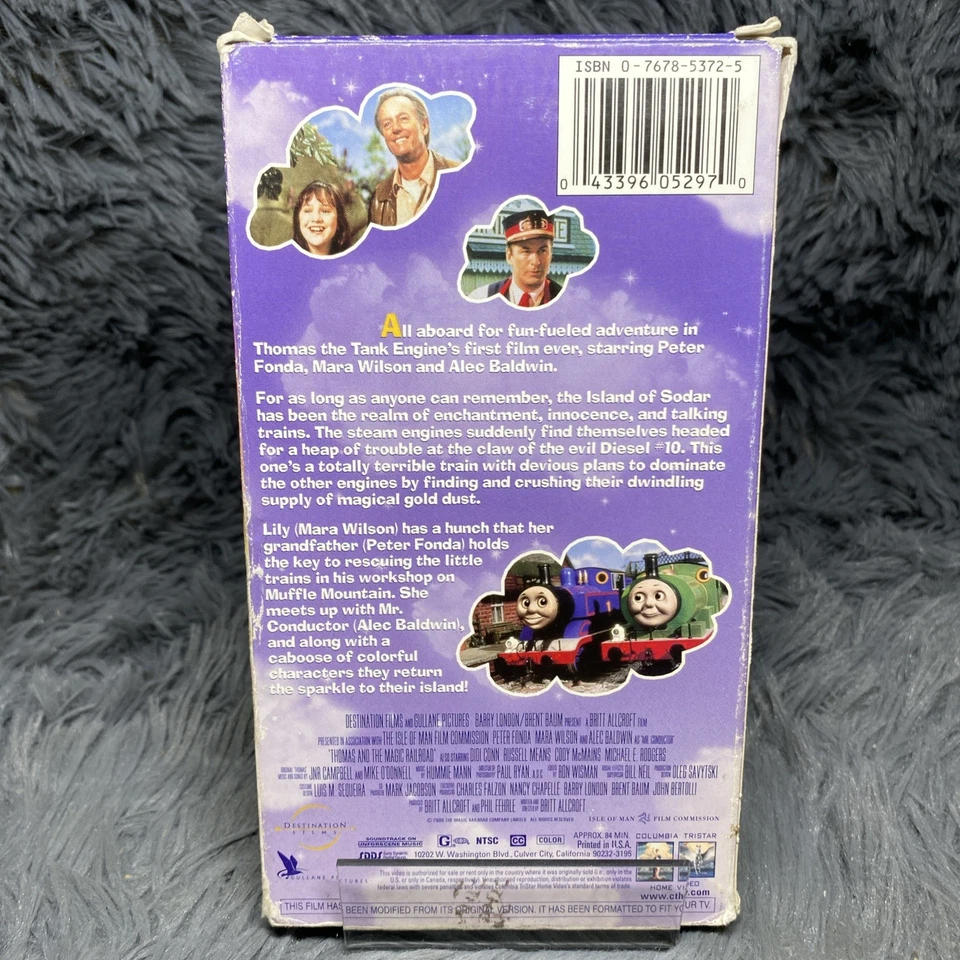 Thomas and the Magic Railroad VHS Tape 2000 Slipsleeve Alec Baldwin Peter Fonda - Image 4 of 4