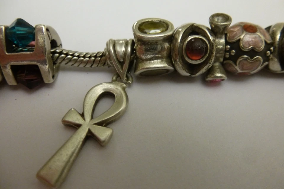 PANDORA - Damenarmband - Armband - mit 13 Anhänger - Länge 20 cm !!!!!! - Bild 3 von 4