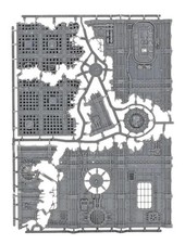 Warhammer 40k Ruined Factorum Terrain Scenery Building New on Sprue