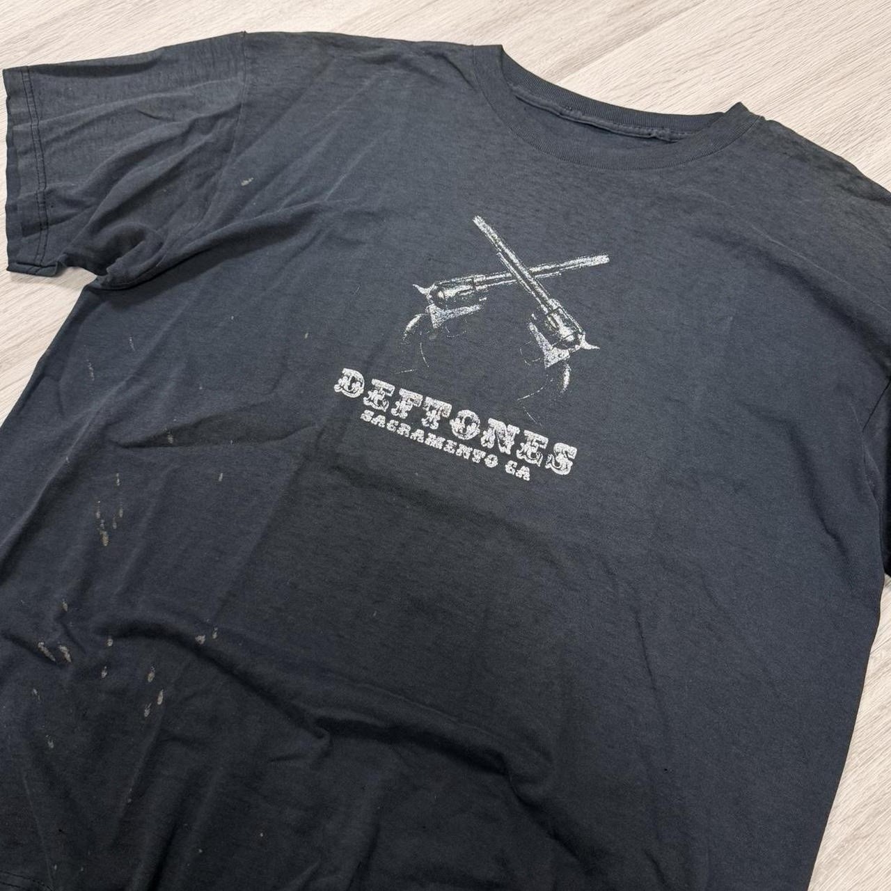 Faded 00’s Deftones Sacramento Tour T-Shirt Size XL