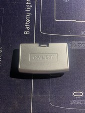 Game Boy Advance Platinum Silver GBA Battery Cover Replacement