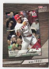2019 Topps #TN-8 Mike Trout 2018 Topps Now Review