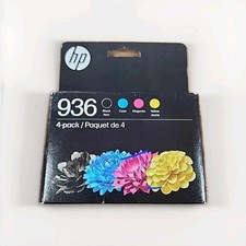HP Genuine 936 Ink Cartridge 4-Pack Cyan Magenta Yellow Black Inkjet