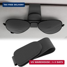 BFXM Sunglass Holder for Car, Car Accessories Interior, Leather Clip Magnetic Ca