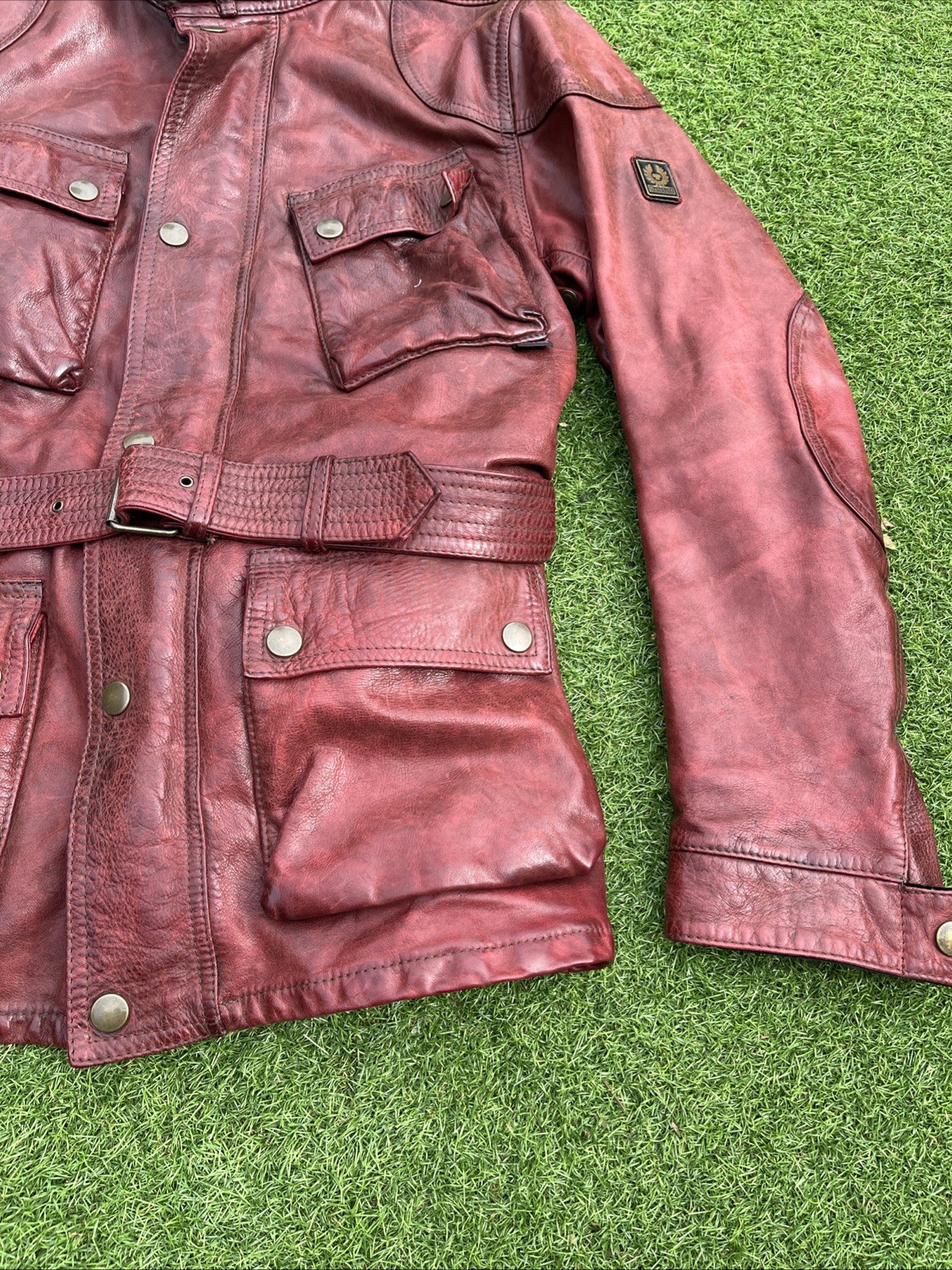 BELSTAFF PANTHER 1966 JACKET RARE OXBLOOD SMALL MEDIUM TRIALMASTER  RRP£1345 image 3