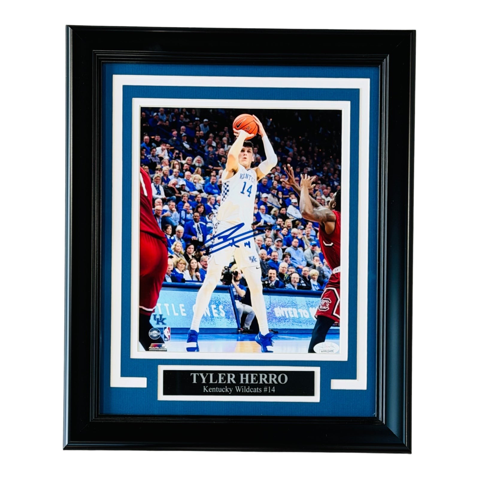 Tyler Herro Autographed Kentucky Wildcats Deluxe Framed 8x10 Photo - JSA
