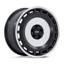 18x10.5 Rotiform Wheels Rc213 Zbf Matte Black W Machined Face 5x120 Rims 1pc
