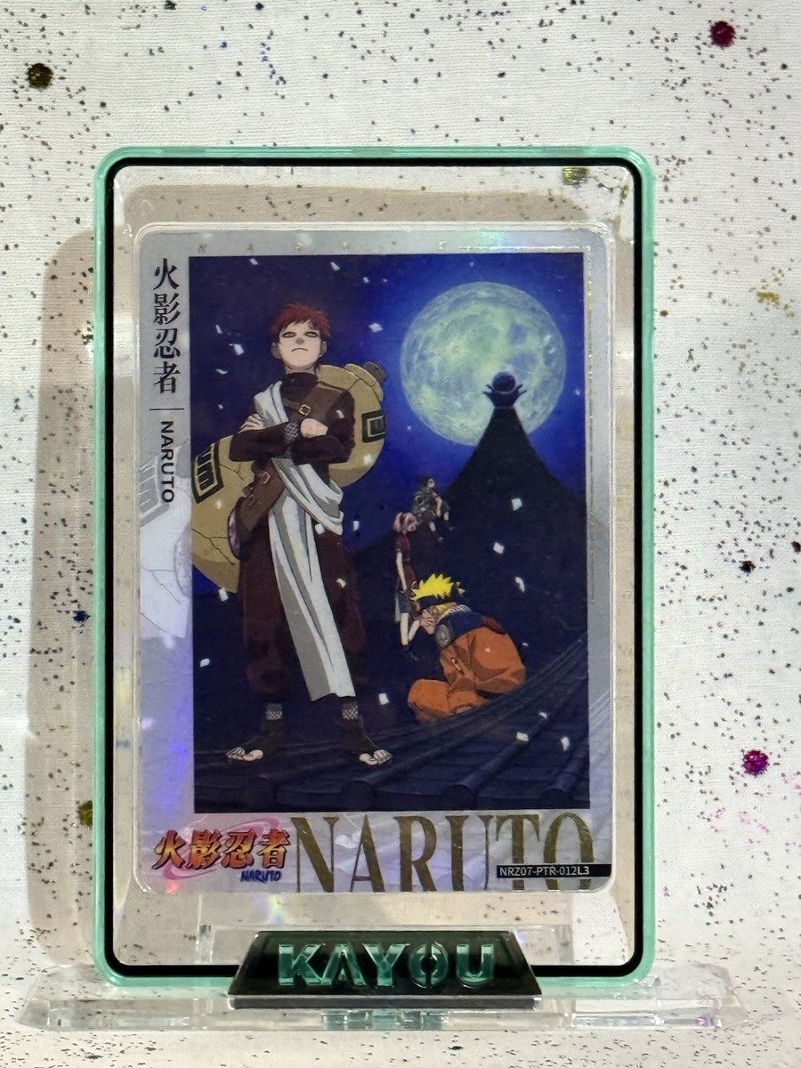 Naruto Classic NRZ07-PTR-012L3 Official Kayou Trading Card NM CCG