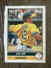GAGE JUMP 2026 Onyx Vintage BASE CARD #OVGAJU Athletics