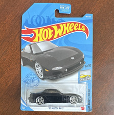 Hot Wheels Factory Fresh 1995 Mazda RX-7 Black 1:64 Diecast Car Unopened