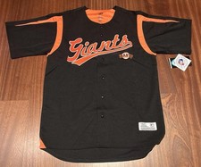 New Black Men’s Button Down With Orange Text Vintage