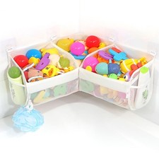 bath toy storage  Say goodbye to the chaos of bath toys -3 compartments for b...