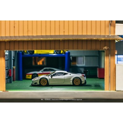 IXO Models x Tarmac Works 1:64 Ferrari 458 Italia GT3 White T64R