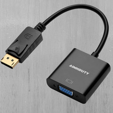 Displayport DP Male To VGA Female Adapter Display Port Cable Converter A6O8