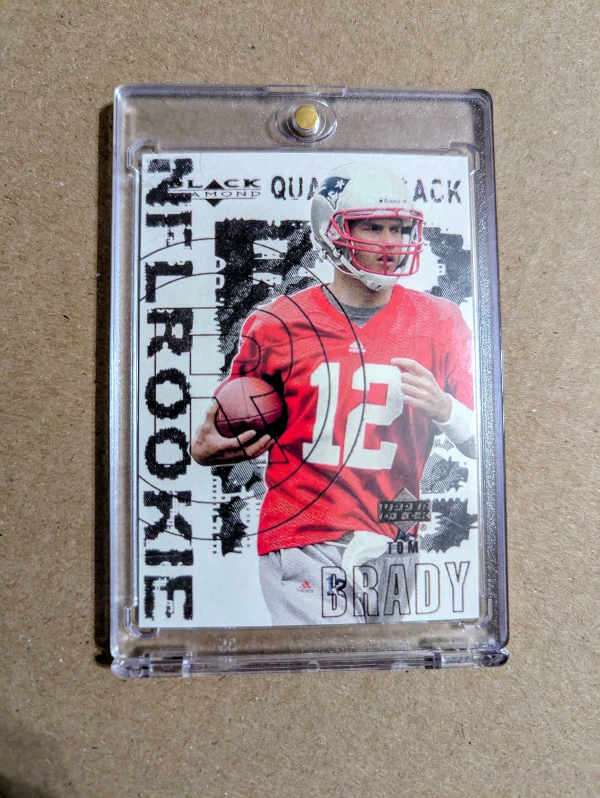 2000 Upper Deck Black Diamond - NFL Rookie Tom Brady #126 (RC) Mint in Mag