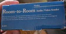 USED WORKING ROOM TO ROOM AUDIO VIDEO SENDER RECEIVER TRANSMITTER