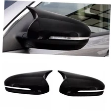  Rear View Side Mirror Cover Side Mirror Cap Optima K5 2010-2015 Glossy Black