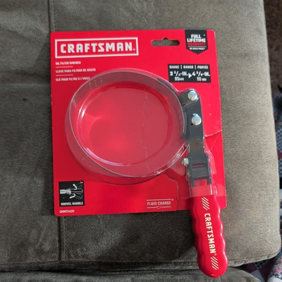 #ad #ad CMMT14121 Craftsman Oil Filter Wrench Swivel Handle 3 3 4#x27;#x27; to 4 3 8#x27;#x27; $14.99