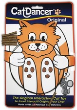 Interactive Cat Dancer Wand Toy Brown