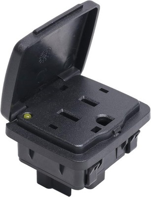 Center Console Power Outlet Socket Plug Compatible with 2011-2015 Ford Explorer 