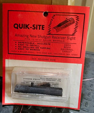 Nos 12x Quik-site Shotgun Receiver Sight Black Plastic 121620g