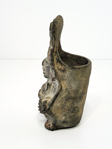 Pre-Columbian Zapotec Figural Jaguar Urn 5" - Ancient Artifact Aztec Mayan - Picture 10 of 18