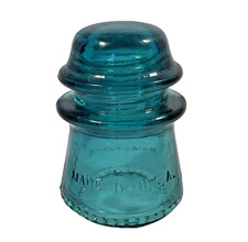 Hemingray-16 CD 145 Aqua Glass Insulator MADE IN USA