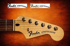 1 Fender Stratocaster Bl Decal Headstock Waterslide Guitar Guitar