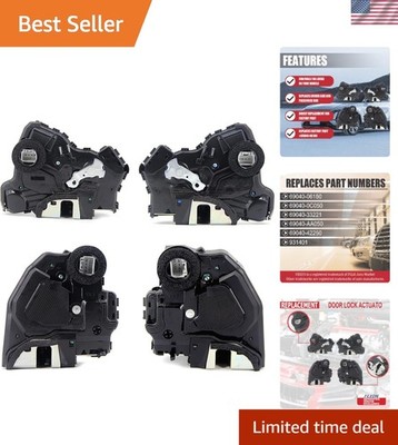 4 Door Lock Actuators Compatible with Toyota & Lexus - Remote Control