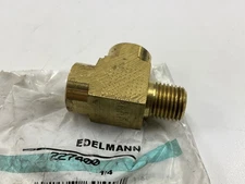 Edelmann 227400 Pipe Thread Street Tee Fitting 1/4" Pipe Thread