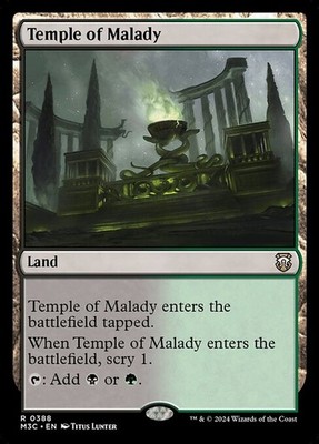 MTG - Temple of Malady - M3C - EN - EX