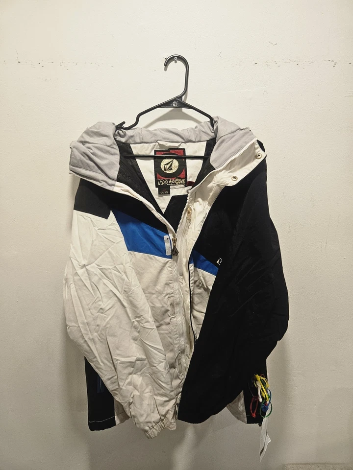 Volcom Nimbus Ski Snowboard Winter Jacket Mens S Hooded "Let it Storm" Lightning - Image 2 of 4