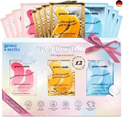 grace & stella Faltenpads, Augenpads gegen Augenringe, Augenmaske gegen