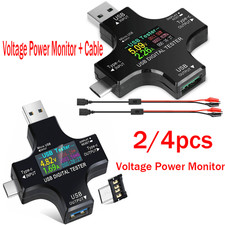 TypeC USB Digital Meter Tester Multimeter Cur...