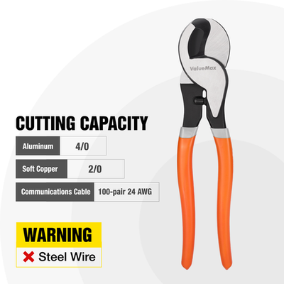 #ad Cable Cutter Heavy Duty Wire Cutting Tool Shears for Aluminum Copper Electrica $14.99