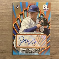 2024 Topps Big League Opening Act Auto Jordan Wicks #OAA-JWI Rookie Auto RC