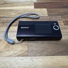 Sony Bloggie Duo Camera Violet  Tested Good Battery